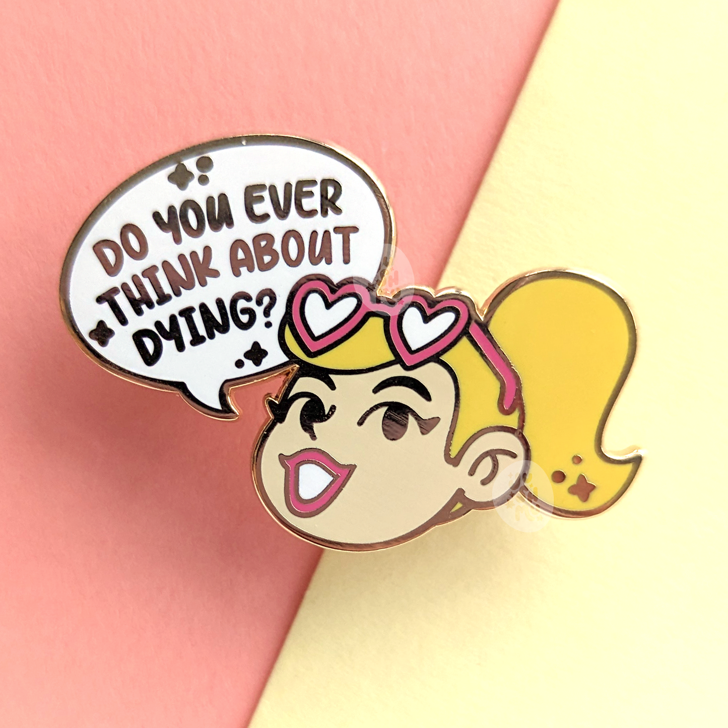 Existential Barb Enamel Pin