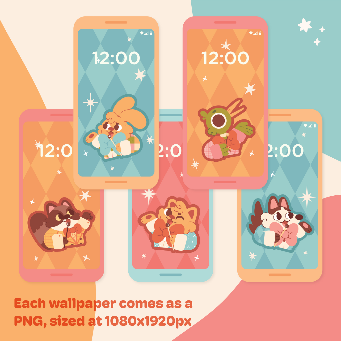 Gameshow Critters Mobile Wallpapers