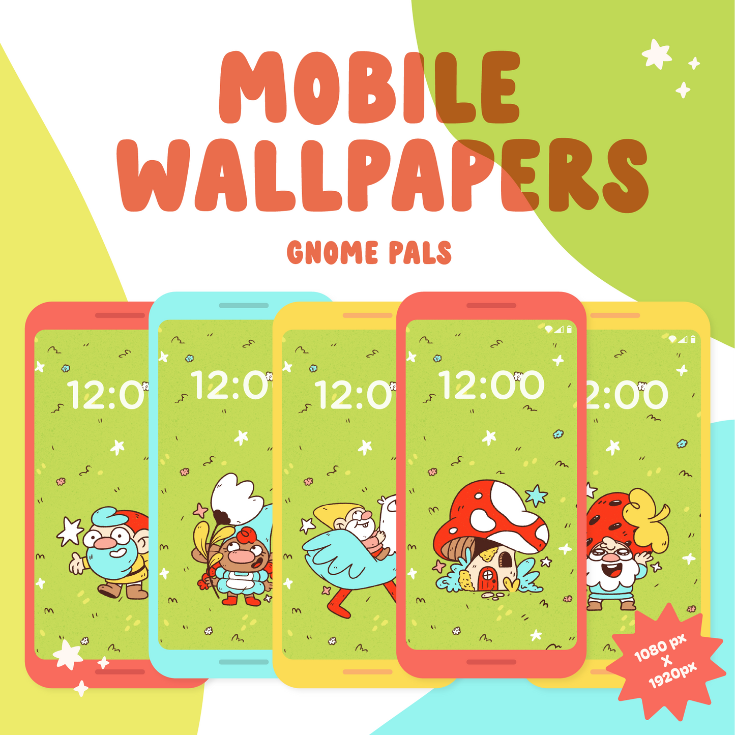Gnome Pals Mobile Wallpapers
