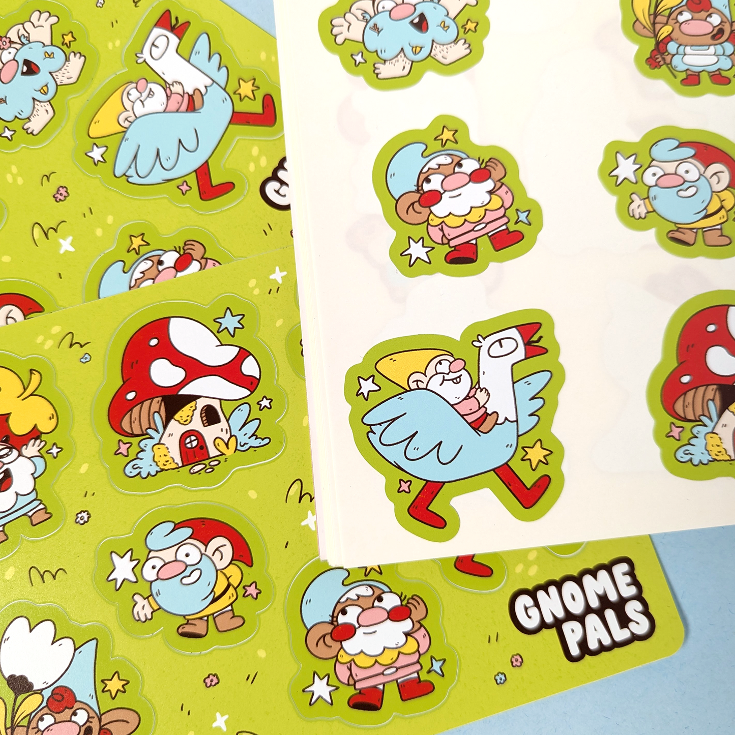 Gnome Pals Vinyl Sticker Sheet