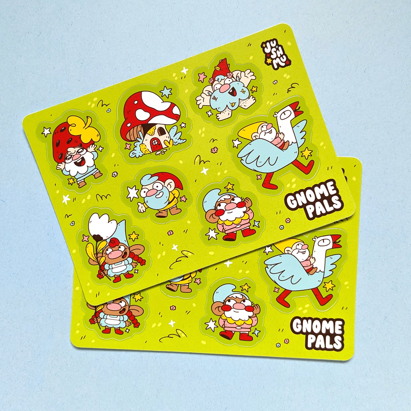 Gnome Pals Vinyl Sticker Sheet
