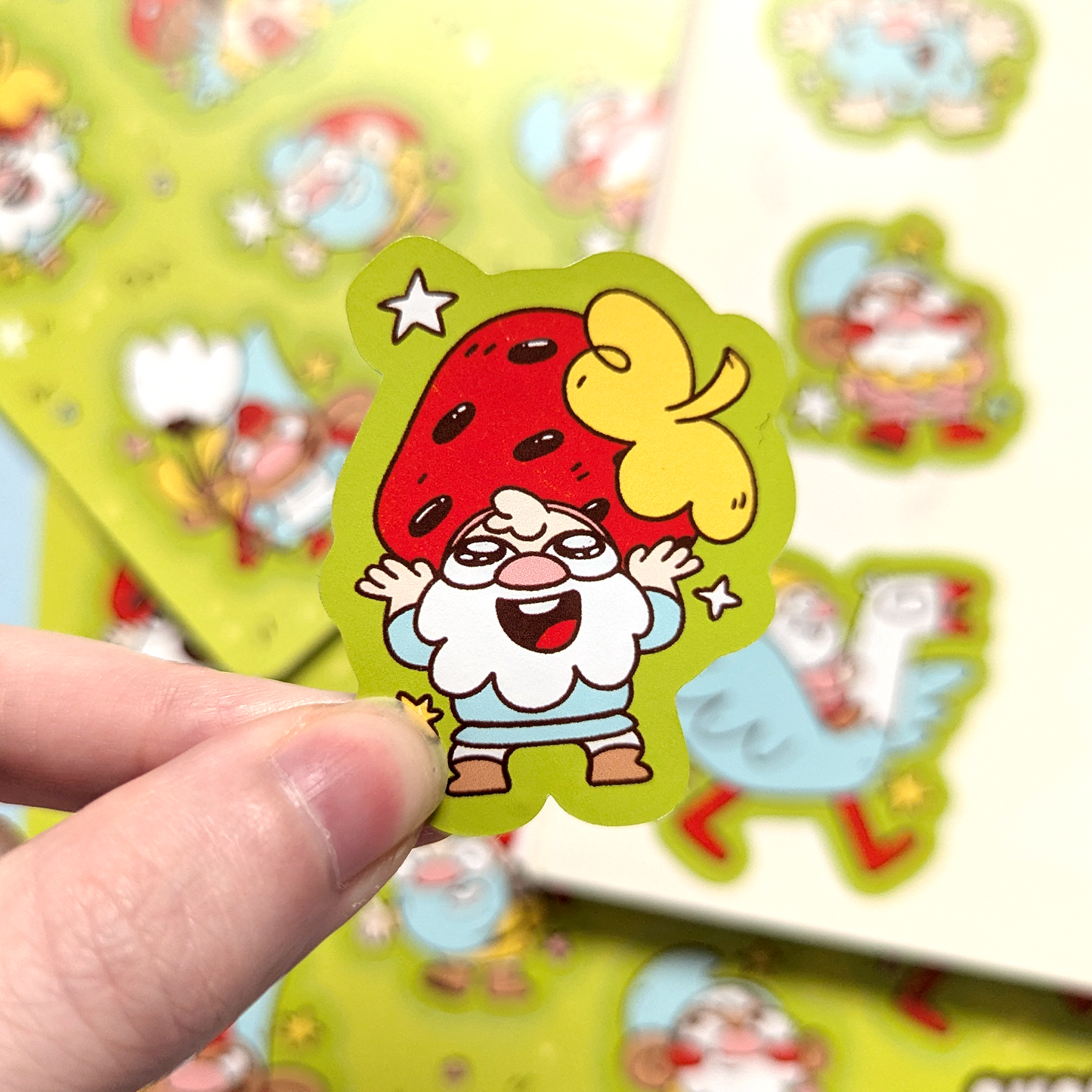 Gnome Pals Vinyl Sticker Sheet
