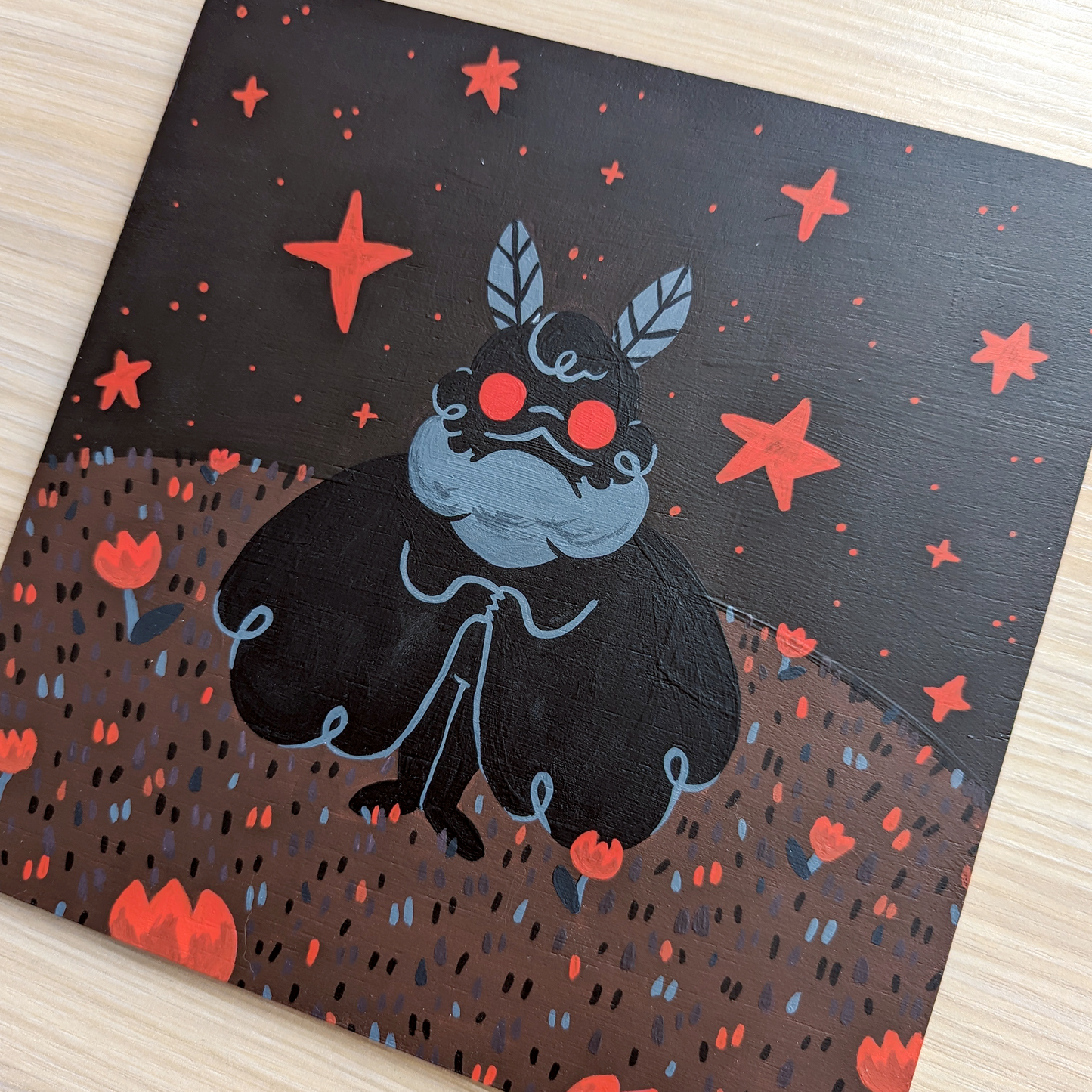 Lil' Mothman - Original Painting