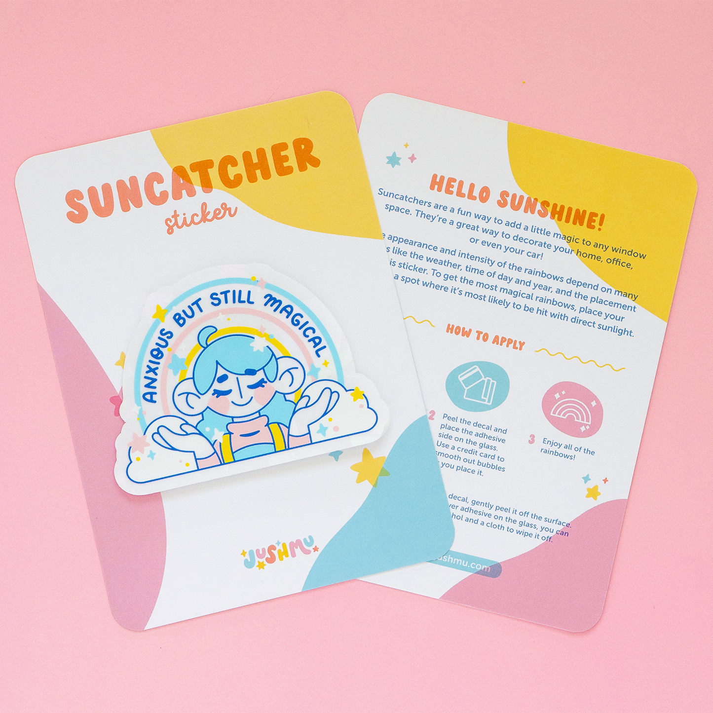 Anxious But Still Magical Suncatcher Sticker