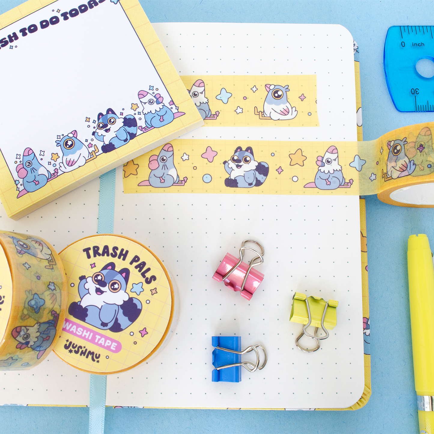 Trash Pals Sticky Notes