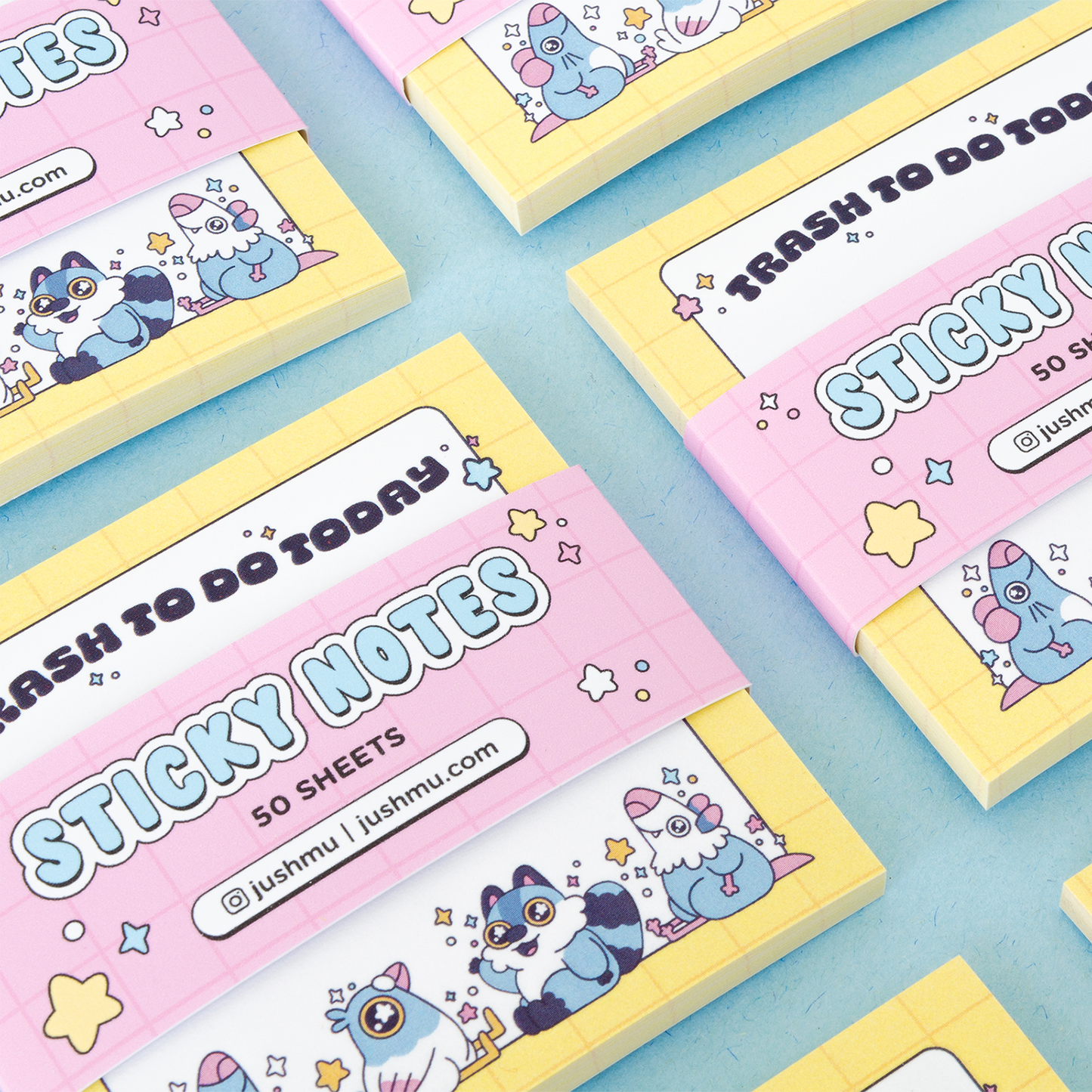 Trash Pals Sticky Notes