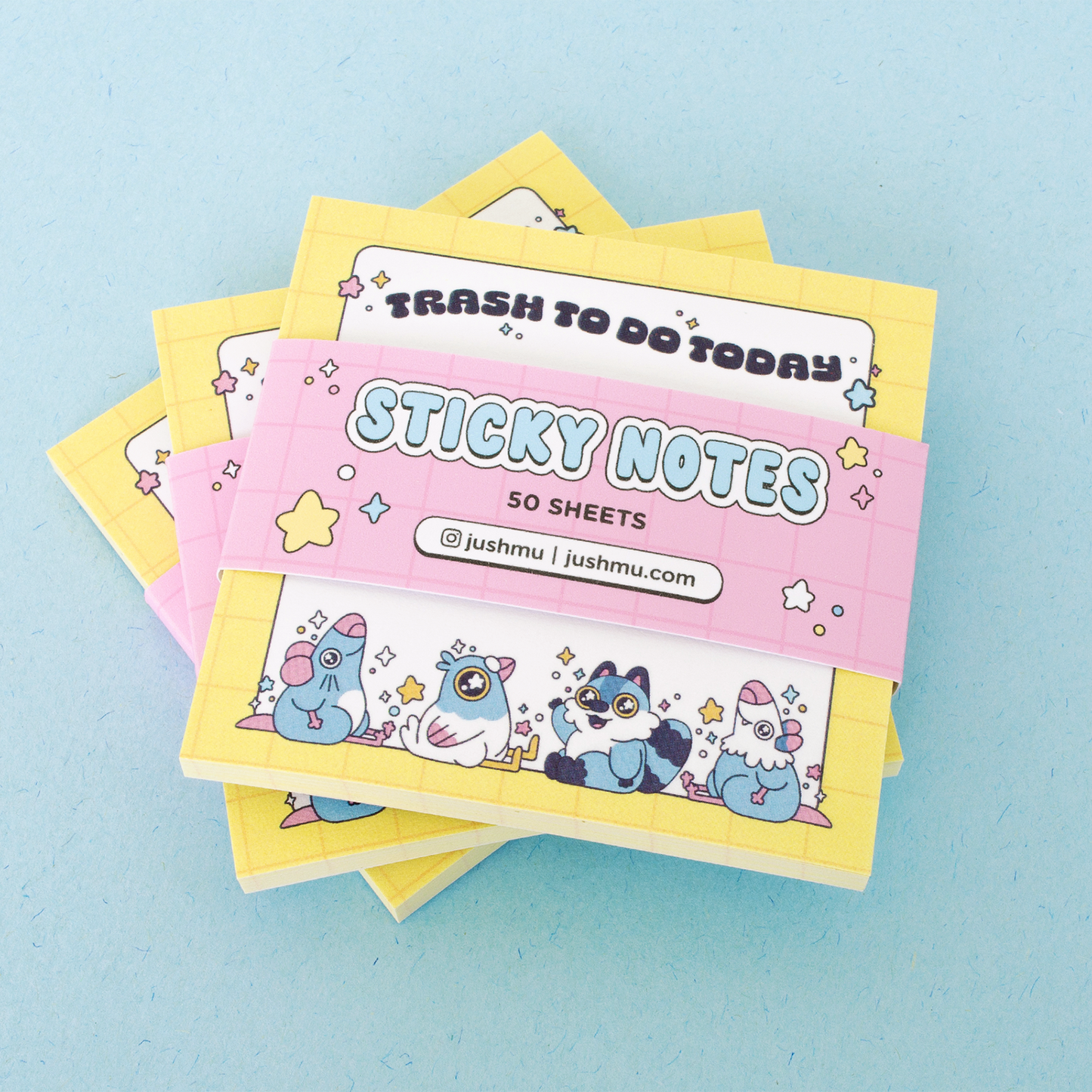 Trash Pals Sticky Notes