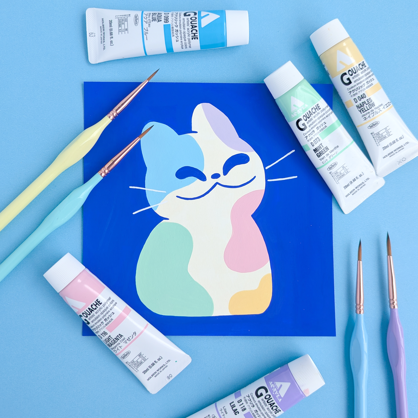 Scribble Kitty Painting #6