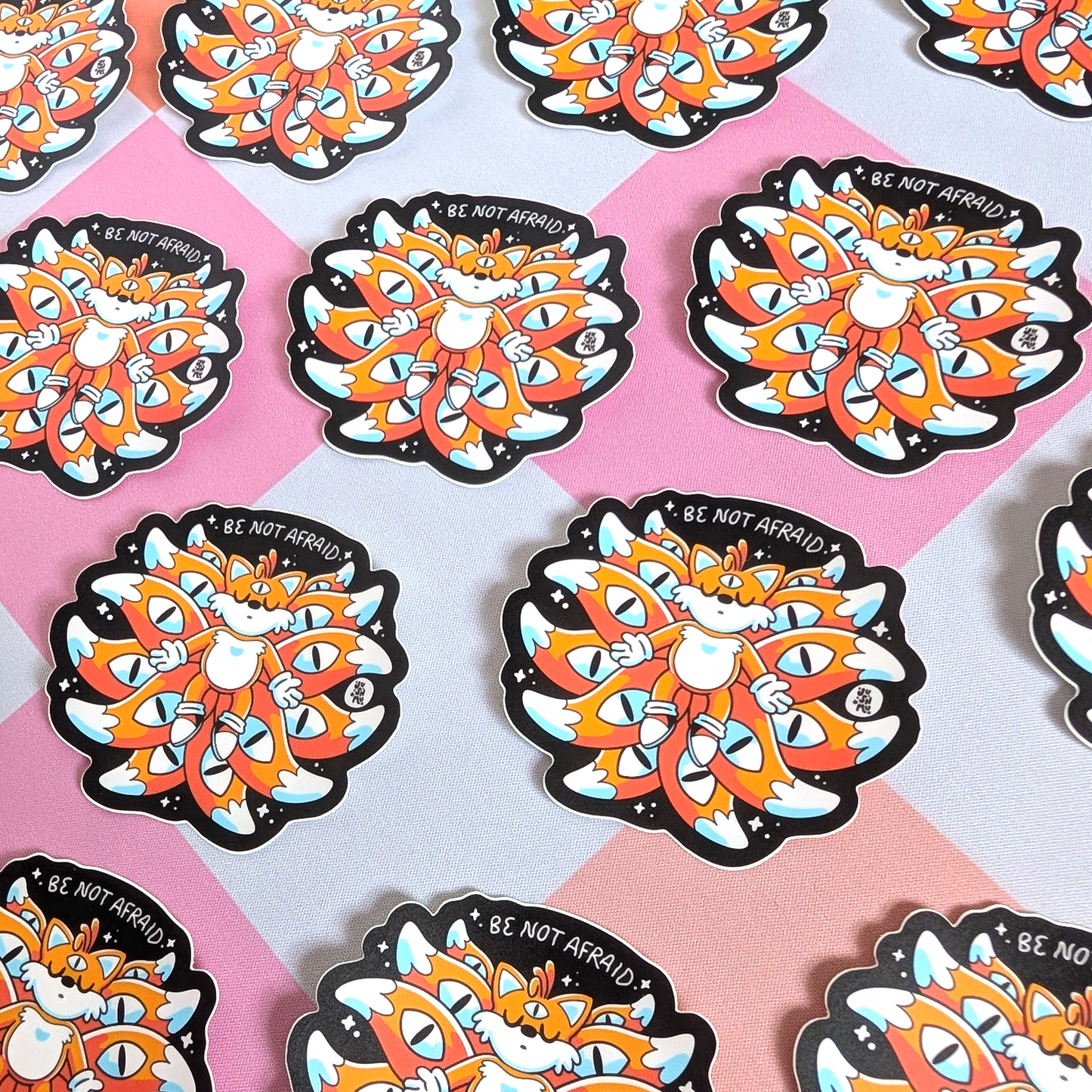 Biblically Accurate Tails Vinyl Sticker