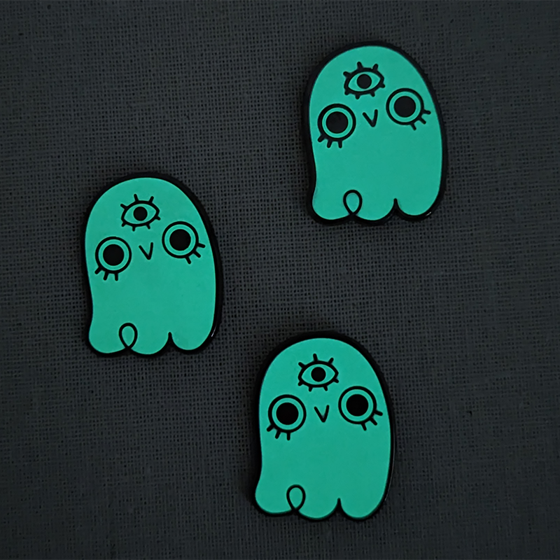 Lil Ghostie Glow in the Dark Enamel Pin