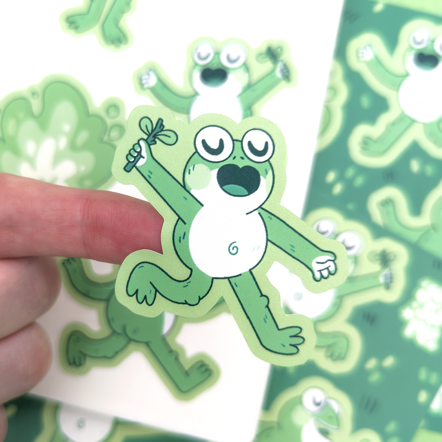 Cult Of Critters: Frogs Vinyl Sticker Sheet