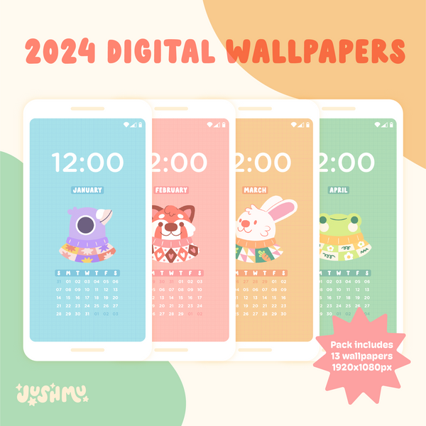 2024 Cozy Critters Mobile Wallpapers