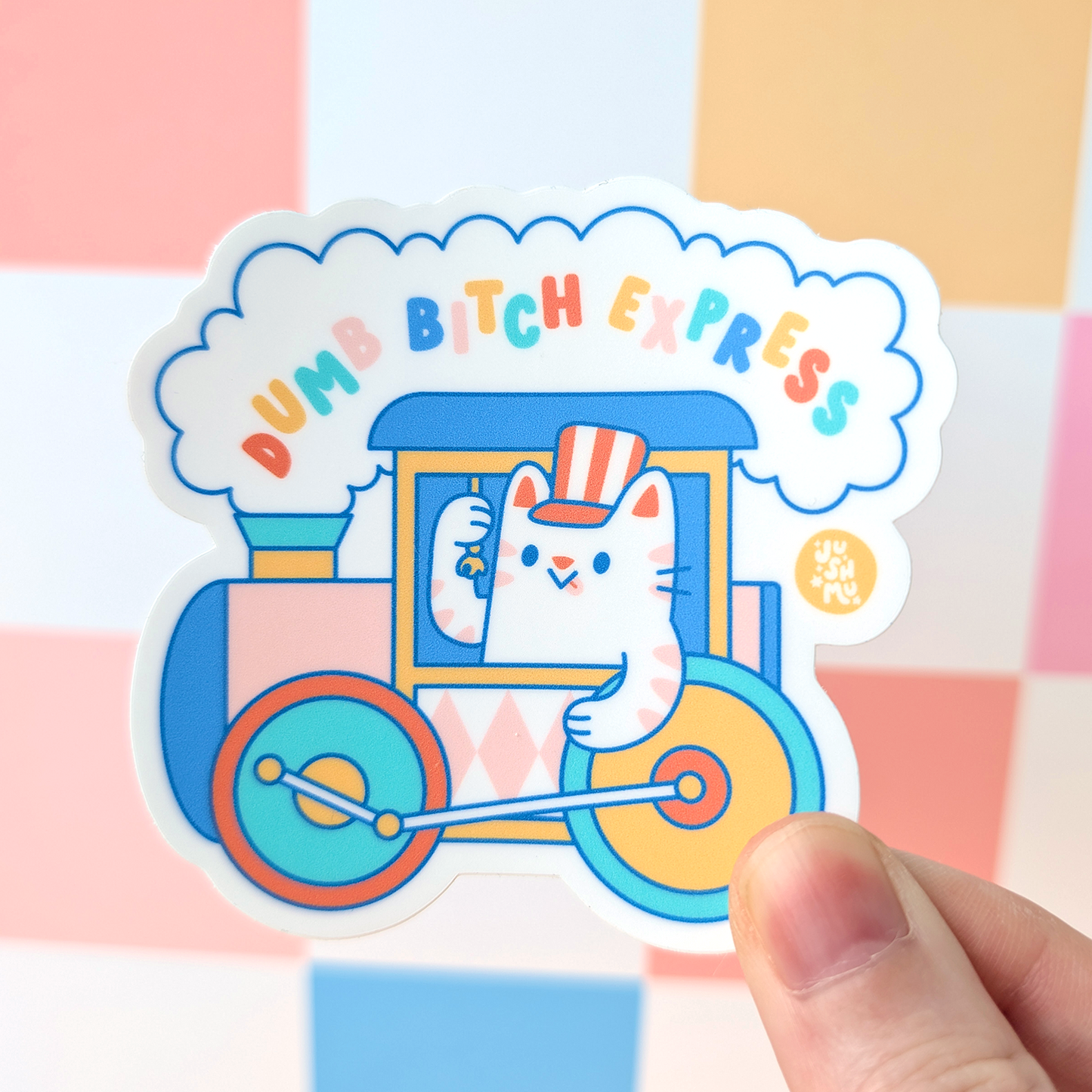 Dumb Bitch Express Vinyl Sticker