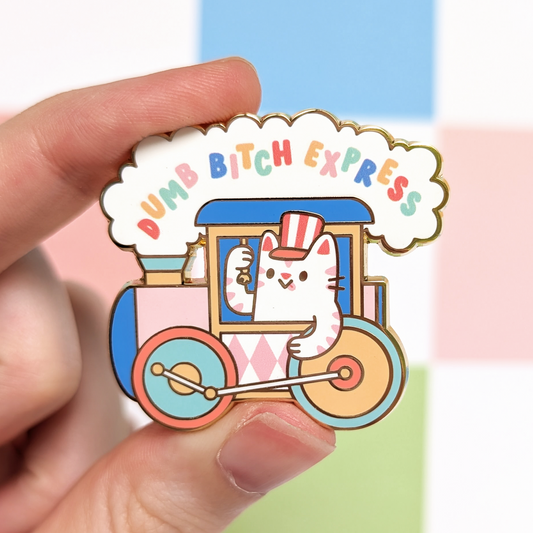 Dumb Bitch Express Enamel Pin