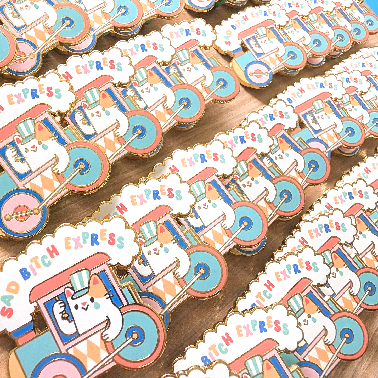 Sad Bitch Express Enamel Pin