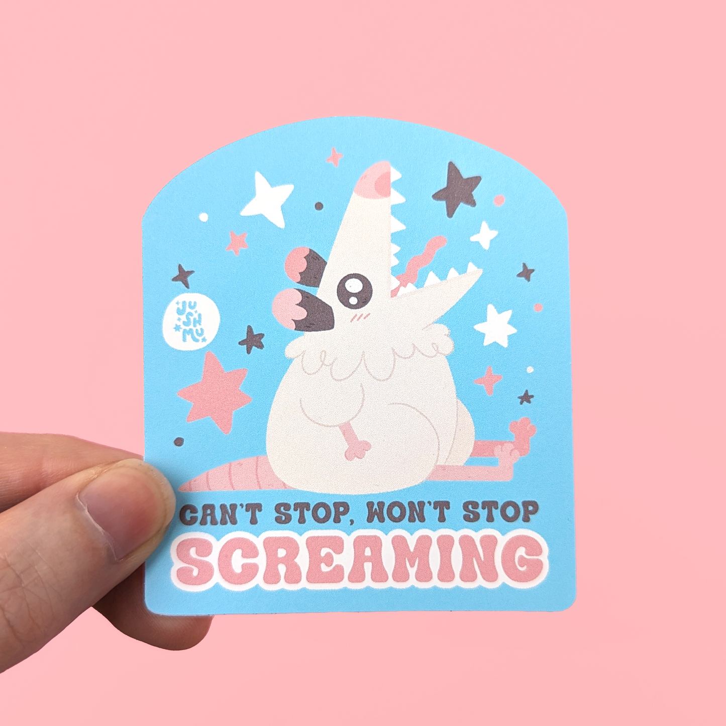 Can't Stop Screaming Vinyl Sticker