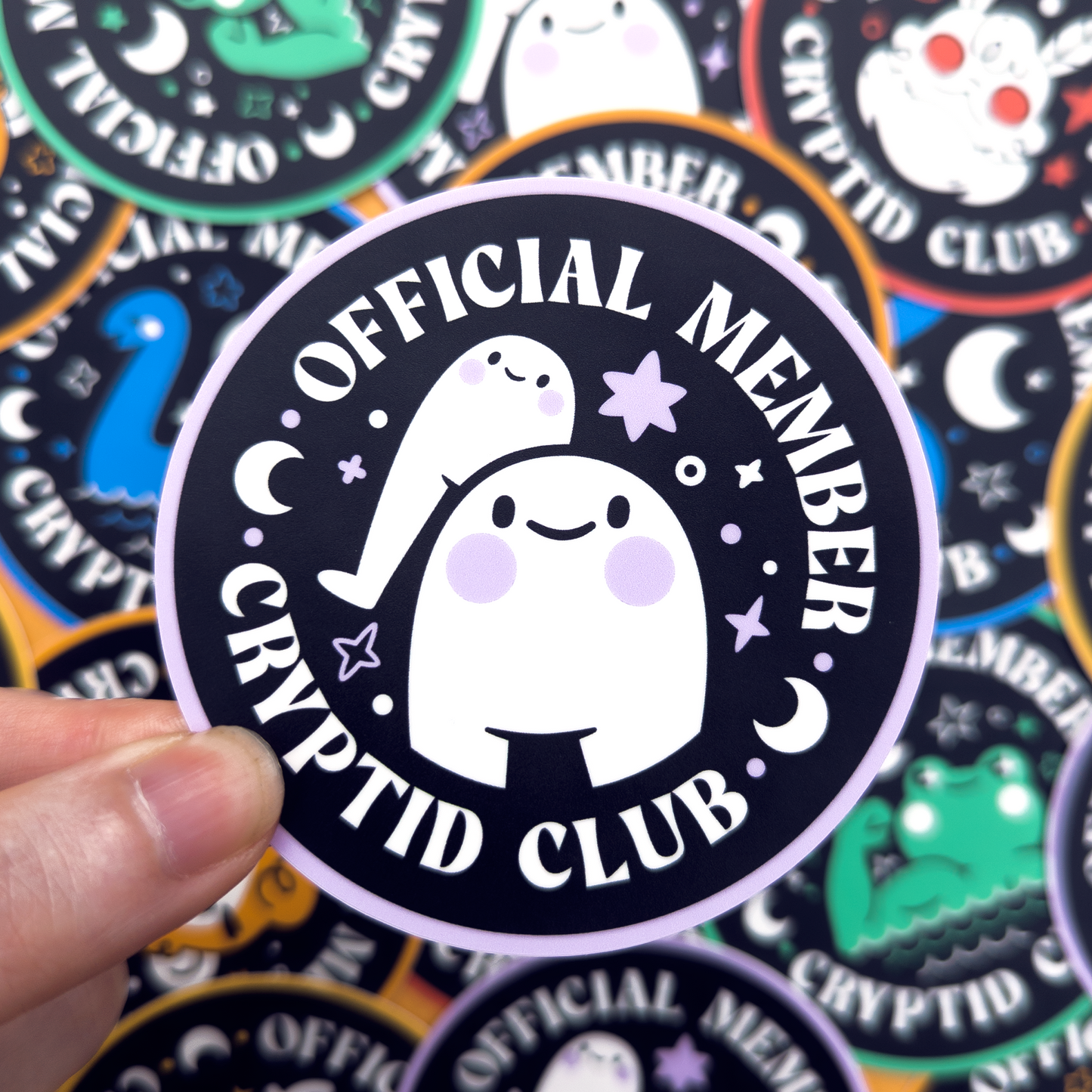 Cryptid Club Vinyl Stickers