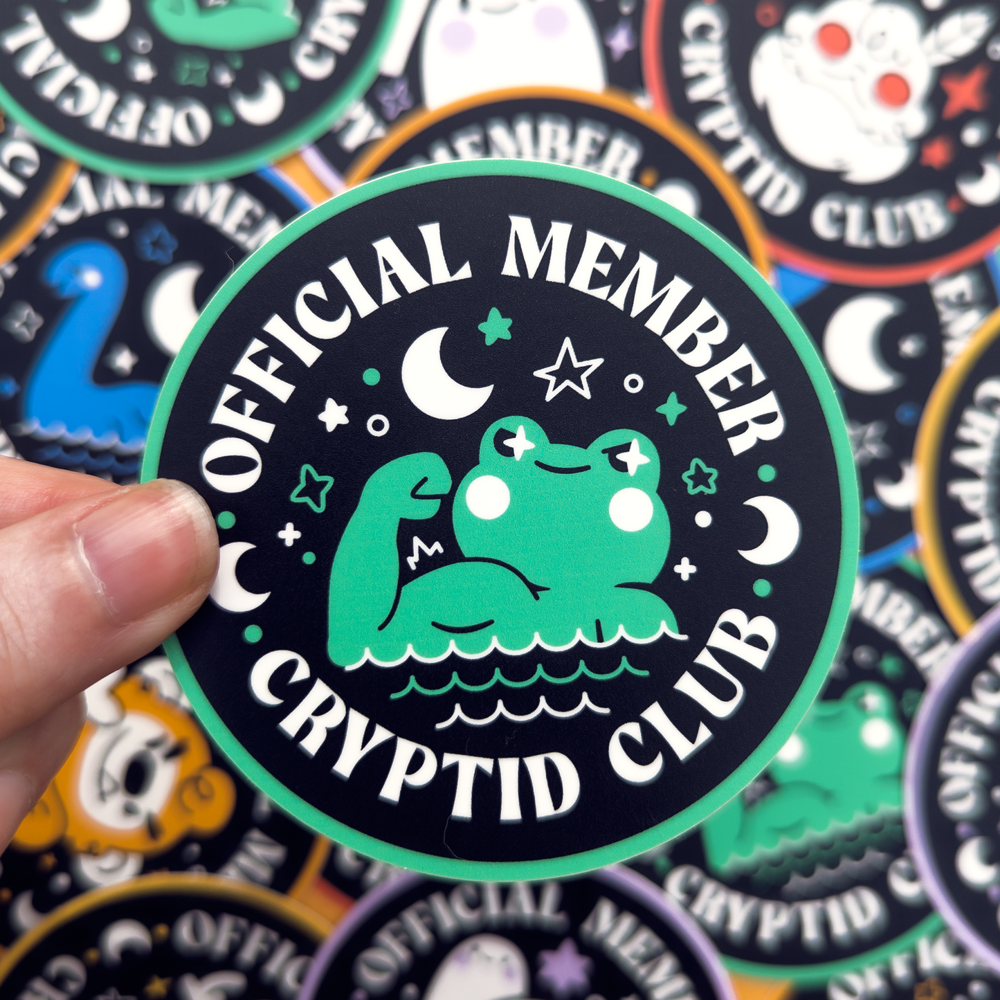 Cryptid Club Vinyl Stickers