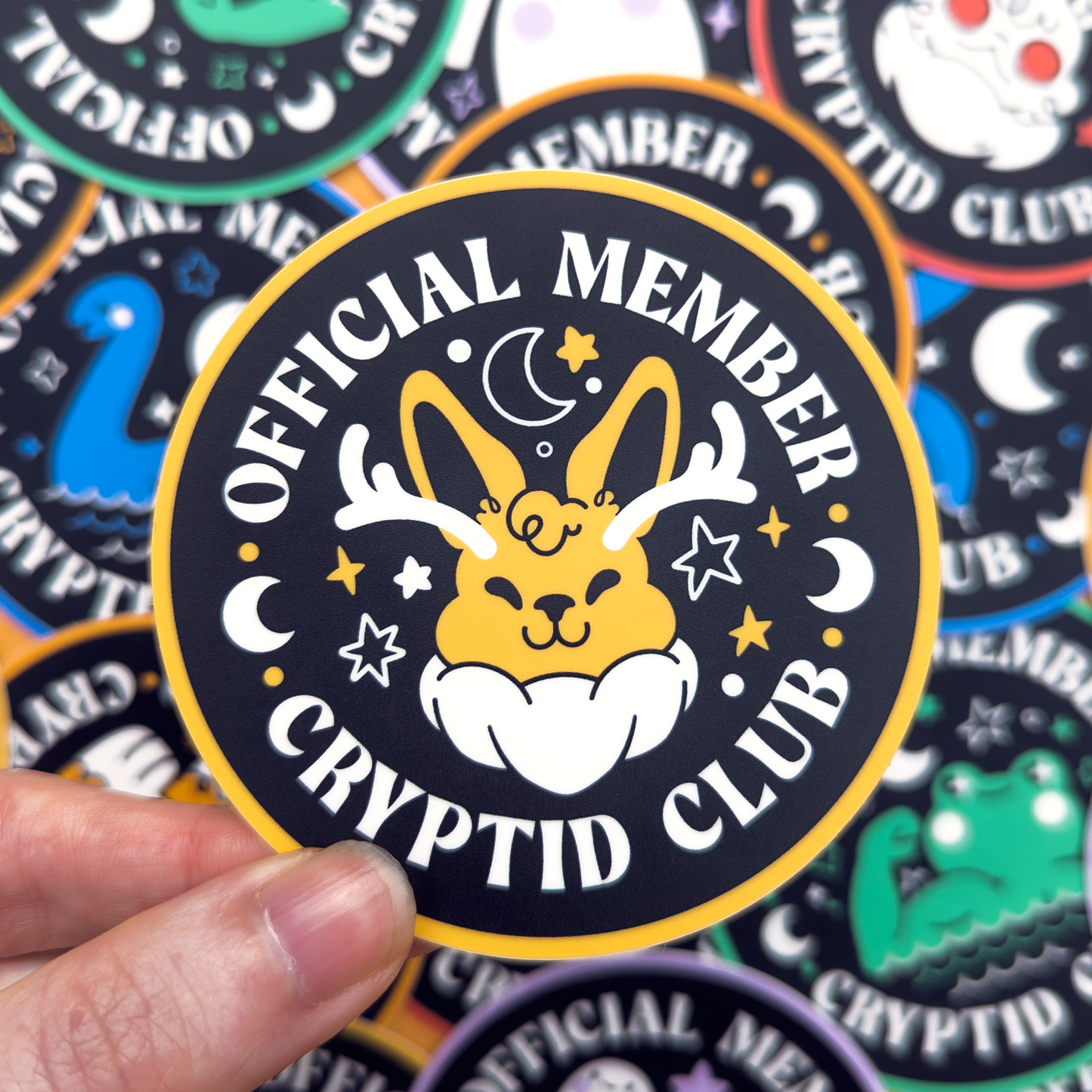 Cryptid Club Vinyl Stickers