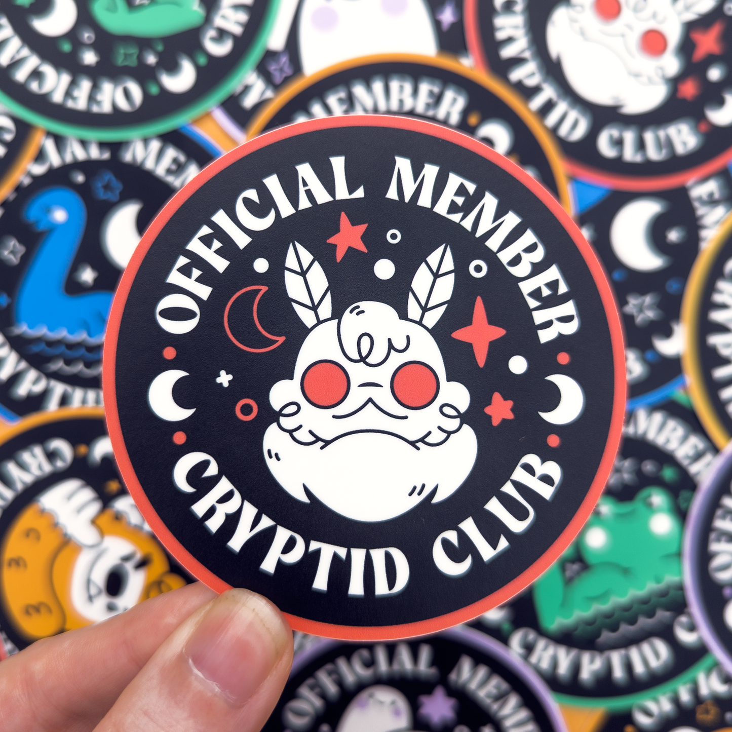 Cryptid Club Vinyl Stickers