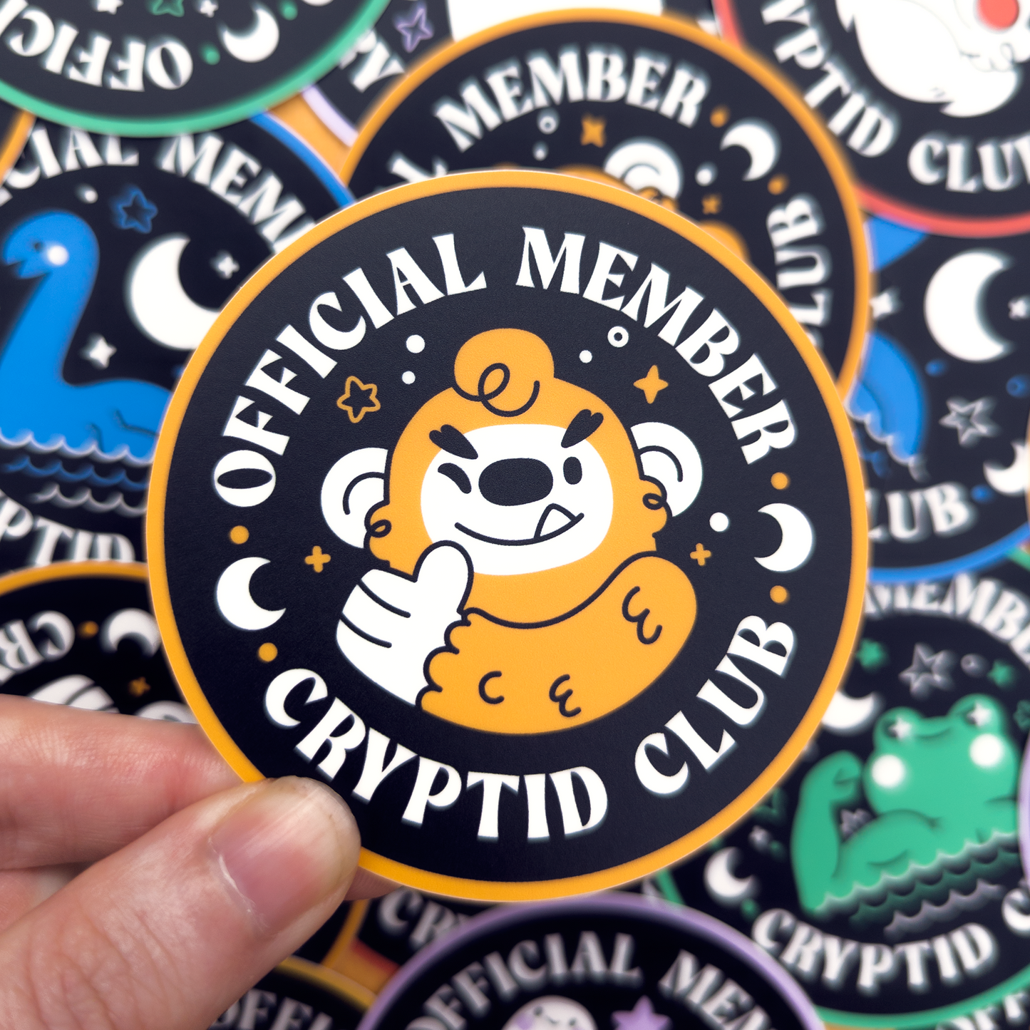 Cryptid Club Vinyl Stickers