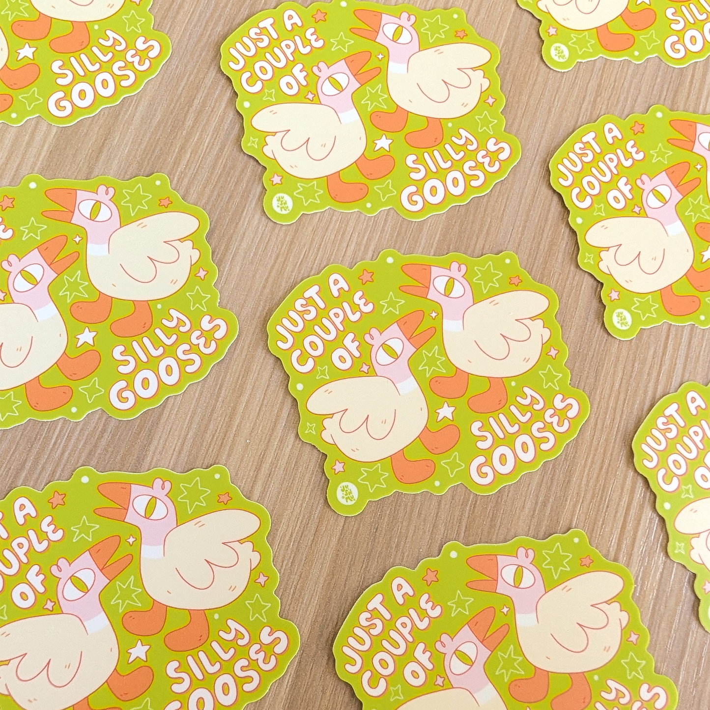 Silly Gooses Vinyl Sticker