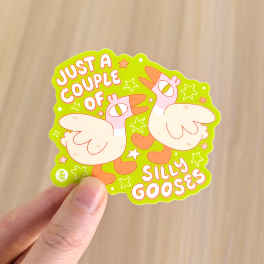 Silly Gooses Vinyl Sticker