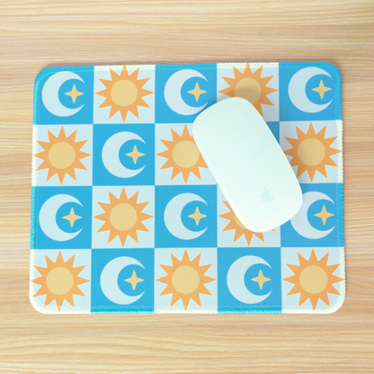 Sun and Moon Mouse Pad