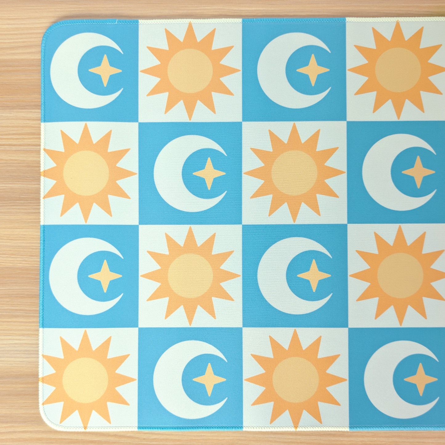 Sun and Moon Desk Mat
