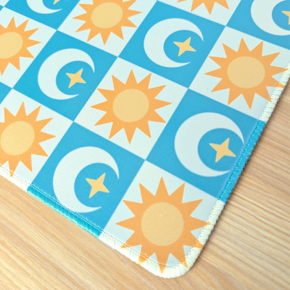 Sun and Moon Mouse Pad