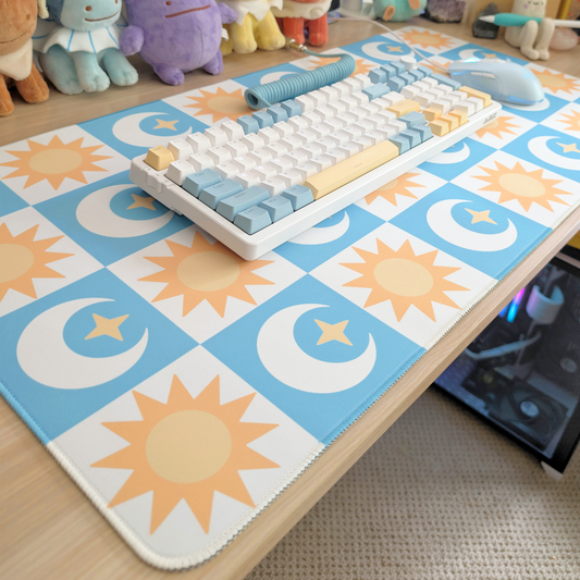 Sun and Moon Desk Mat