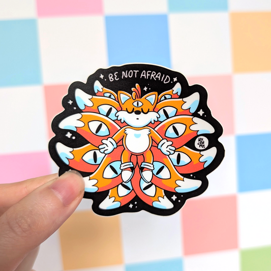 Biblically Accurate Tails Vinyl Sticker