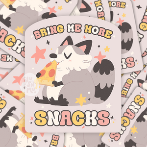 Bring Me Snacks Sticker