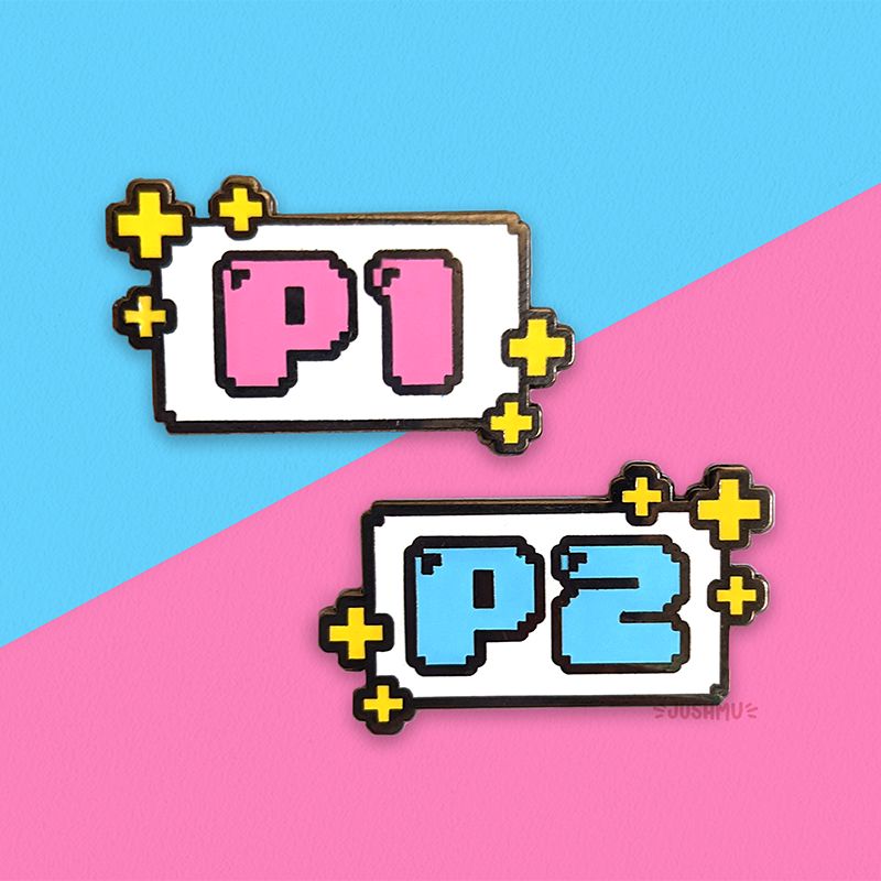 Player Select Pin Set - Pastel Edition